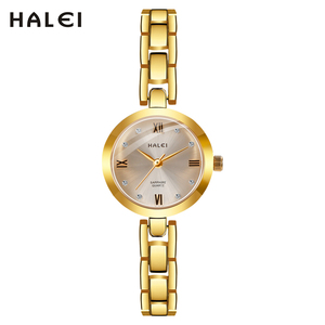 Envío Directo HALEI Reloj de Cuarzo Original para Mujer con Escala de Números Romanos, Pantalla con Puntero de Zafiro y Movimiento Japonés - Product Image 1