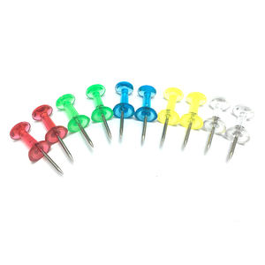 Прозрачные различные мини 23 мм пластиковые + Металлические Булавки разных цветов офисные канцелярские товары и настенные булавки - Product Image 4