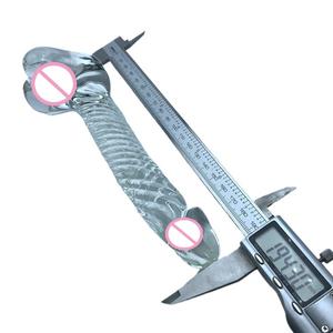 Jouet anal en verre borosilicate transparent, design Dragon Dildo, pour adultes. - Product Image 2