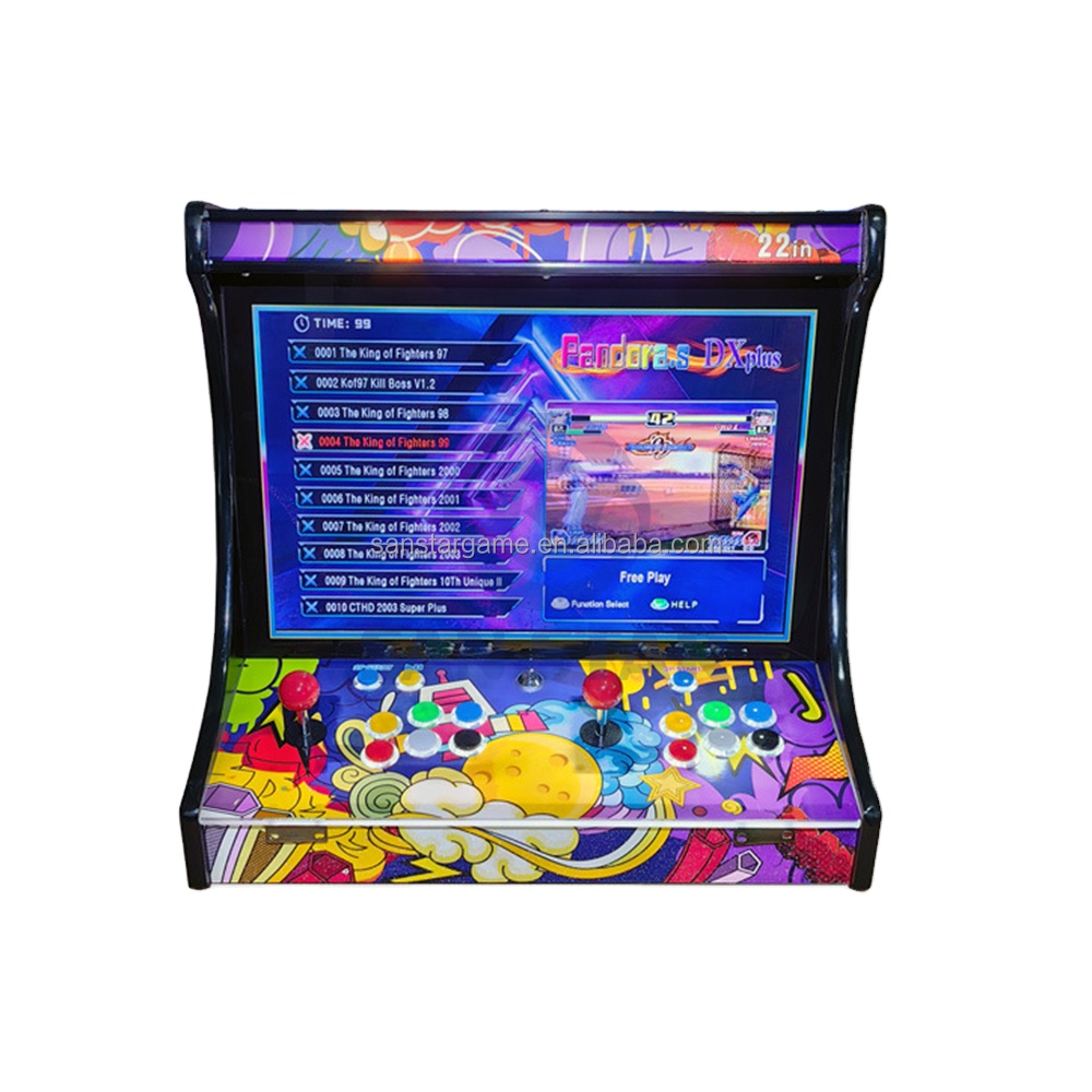 Bartop personnalisable : mini borne d'arcade avec 21 000 jeux