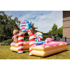 <span class=keywords><strong>Piscine</strong></span> à mousse gonflable excitante <span class=keywords><strong>avec</strong></span> <span class=keywords><strong>piscine</strong></span> pour location événementielle, certifiée sûre pour les jardins, thème Candy Land - Product Image 3