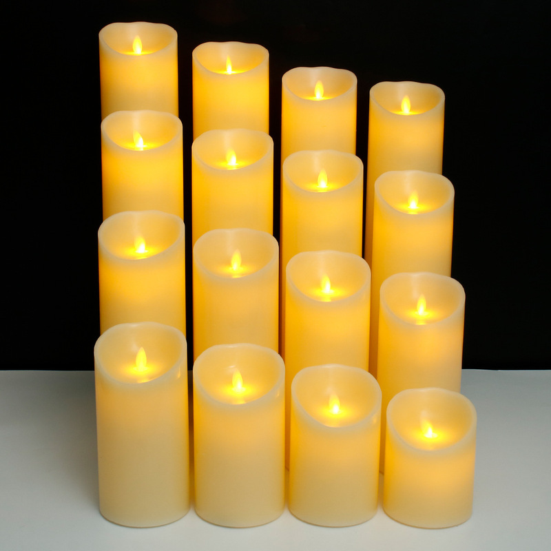 LED Electronic Candle Creative Cylindrical Paraffin