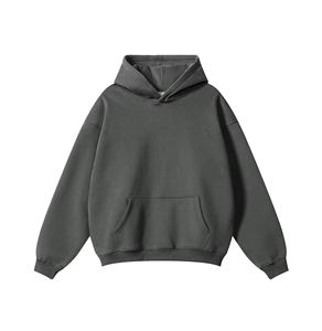 Sudaderas con Capucha para Hombre, Estilo Urbano Americano, 100% Algodón, Estampado Puff, Tallas Grandes - Product Image 1
