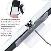 Wii Remote Controller USB Plug PC Sensor Bar Hecho Plástico Cableado Usado Dolphin IR Signal Ray Accesorio de repuesto para Wii Remote