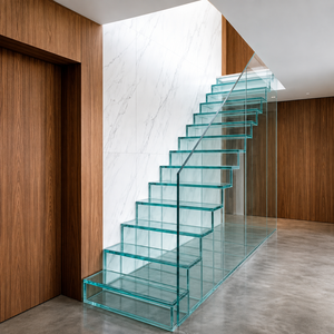 Vetro Temperato Laminato Personalizzato per Ringhiere di Scale, <span class=keywords><strong>Pannelli</strong></span> di Sicurezza con Interstrato PVB o SGP - Product Image 1