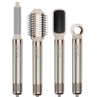Sikat Udara Panas 5 in 1 Multifungsi Alat Penata Rambut Secardor De Pelo Inoic Cepillo Alisador De Pelo Multi Styler dengan Kotak