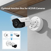 4COVR 32-Kanal 12MP CCTV-Kamerasystem mit Audio, 8TB HDD-Speicher, KI-Gesichtserkennung, Außen-Nachtsicht, PoE-Videoüberwachung