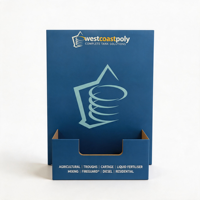 Présentoir de comptoir en carton ondulé personnalisé pour brochures A4 A5 A6, support de documentation pour exposition et point de vente (POS)