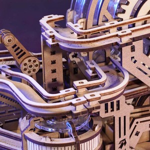 CPC certificado Robotime <span class=keywords><strong>Rokr</strong></span> ensamblar juguetes EGC01 Gear Ball Challenge modelo Kits DIY 3D rompecabezas de madera - Product Image 5