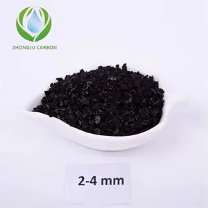 Zhongju Manufacture Coconut Shell Based Granular Activated Carbon For Gold Extraction