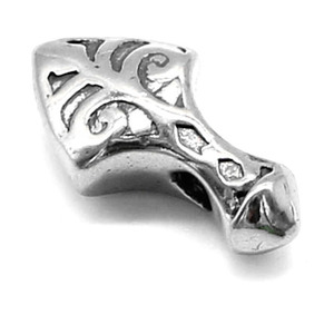 yunnique Stainless Steel <b>Dart</b> Shaped Bead Spacer For Bracelet Making 2.0mm Irregular DIY Jewelry Accessory - Product Image 5