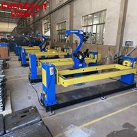 Bras de robot industriel pour l'industrie navale, machine de soudage robotisée avec PLC et moteur, fonction autonome 6 axes
