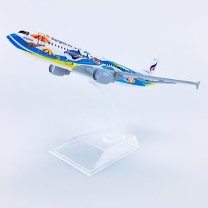 Vente chaude 16cm 1/400 Thai Bangkok Airways A320-200 Ornement Décoratif - Product Image 1