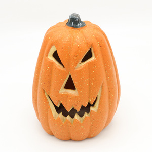 Décor de scène d'Halloween Jack-o'-lantern avec une variété d'expressions, décorations de citrouilles originales, citrouilles creuses de grande taille - Product Image 1