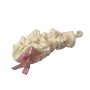 Sweet and girly <b>bow</b> banana hair <b>clip</b> women's button simple multi-layered pleated hair accessory new style - Product Image 5