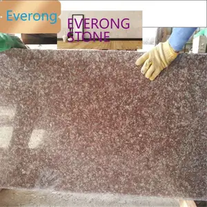 Preço de fábrica Granito G687 Granito rosa Preço China barato Granito vermelho pêssego para cozinha