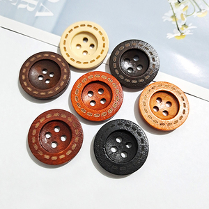 SAS 4-Holes Hochwertiges Nähen <span class=keywords><strong>Casual</strong></span> Garment Holzboden Großhandel Kleidung Button - Product Image 3
