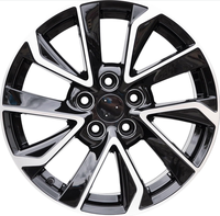 Rines Originales de Aleación de Aluminio LH para los Modelos Yaris, Passo, Corolla y Axio 2025, Disponibles en Tamaños de 15-18 Pulgadas con PCD de 5x114.3