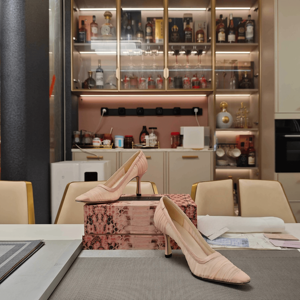 Zapatos de Tacón Jimmy para Mujer, con Malla Transparente y Detalle Fruncido, Elegantes para Bodas, Damas de Honor, Graduaciones y Eventos Especiales - Product Image 6