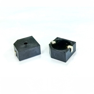 Zumbador SMD Pasivo Piezoeléctrico de Accionamiento Externo 14.8*14.8*H7.4MM 7V 80dB Sonido de Orificio Central SMT 1570 3650Hz Negro - Product Image 1