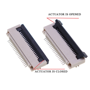 YZ FPC FFC connettore punto di contatto nella parte inferiore 0.5MM passo Backflip tipo H = 2.0mm 4-60pin ZIF SMT per connettore PCB - Product Image 4