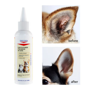 Producto de Aseo <span class=keywords><strong>para</strong></span> mascotas con logotipo personalizado Tratamiento de ácaros a base de hierbas <span class=keywords><strong>Gotas</strong></span> Fórmula suave Cuidado de mascotas Limpiador de oídos Gato y perro - Product Image 2