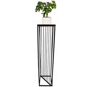 Support à fleurs en métal chromé noir pour la décoration de la maison et des mariages, avec trou de drainage pour utilisation en <span class=keywords><strong>jardin</strong></span> - Product Image 4