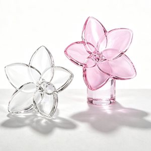 Adornos de Flores de Cristal al por Mayor, Estilo Nórdico, Flores de Cinco Pétalos, Decoración para el Hogar, Adornos de Mesa, Múltiples Colores - Product Image 2