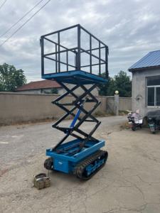 Elevador de plataforma para una persona de mástil único de 10m manual al aire libre - Product Image 6