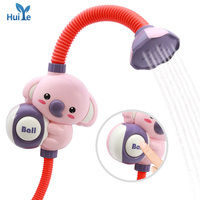 Huiye bebek banyo oyuncak duş başlığı küvet bebekler için oyuncak elektrikli fil su pompası çocuklar kızlar için Boys