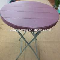 Tables de bar rondes pliantes en plastique de haute qualité, multifonctionnelles, pour la promotion, directement de l'usine