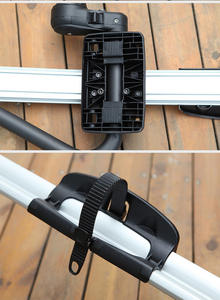 Portabicicletas Universal para SUV, aleación de liberación rápida, horquilla de bloqueo, soporte receptor de montaje en techo para <span class=keywords><strong>1</strong></span> barra transversal de bicicleta - Product Image 5