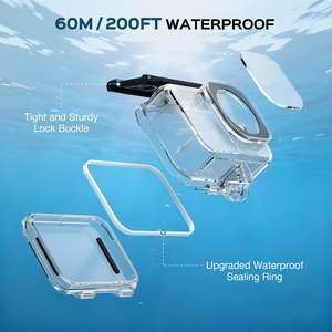 Étui étanche Amazear 60M pour DJI Osmo Action 6, boîtier de plongée professionnel avec coque rigide pour la photographie sous-marine - Product Image 6