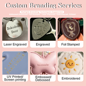 Colgante de punto con forma de helado, personalizable, para minoristas de bolsos tote, adorno de regalo, accesorio para llaves, artículos para <span class=keywords><strong>mercadillos</strong></span>. - Product Image 3