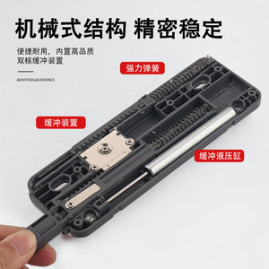 Soft Close Wardrobe Door Opener Double Damper <b>Track</b> Door Mount Cabinet Doors Plastic Injection Molding - Product Image 1