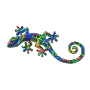 Personalizada Decoración Colgante de Pared 3D Decorativo Español <span class=keywords><strong>Barcelona</strong></span> Mosaico Gecko Lagarto Resina Estatuilla - Product Image 6