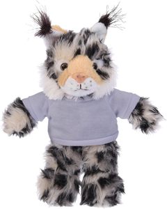 Peluche de Animales Salvajes Personalizado OEM, Peluche de Gato Silvestre con Camiseta Personalizable con Impresión de Logotipo, Muñeco de Peluche Suave de 12 Pulgadas - Product Image 5