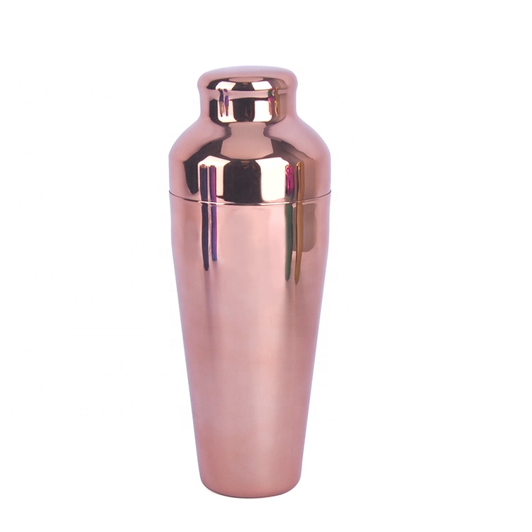 Hot Sales Stainless Steel Golden Rose Boston Cocktail Shaker