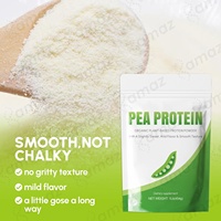 Poudre de concentré de protéines de pois biologiques en gros de l'usine OEM Amaz Faitury, Poudre d'isolat de protéines de pois biologiques, Poudre de protéines de pois