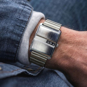 Reloj cuadrado plateado personalizable CILOA para hombre, moderno, a la moda, informal, nuevo estilo 2026, reloj de cuarzo impermeable para hombre - Product Image 3