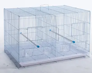 Jaulas para cría de canarios, jaulas de hierro para cría de aves, 76x46x47cm