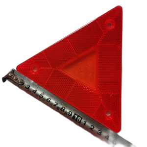 تخفيض كبير مخصص أحمر للسيارة عاكس الضوء الخلفي لوحة مثلث لوحة تحذير السلامة للشاحنة مقطورة التبعي - Product Image 3