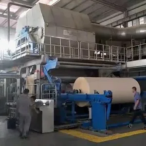Kinh Doanh Làm Ý Tưởng Chất Thải Giấy Tái Chế Máy Full Auto Tissue Nhà Vệ Sinh Facial Paper Mill Dây Chuyền Sản Xuất
