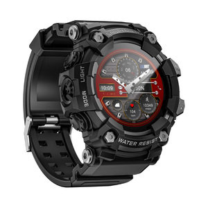 Montre connectée de sport avec appels Bluetooth, batterie 300 mAh, boussole, lampe torche, étanche <span class=keywords><strong>5</strong></span> <span class=keywords><strong>ATM</strong></span>, écran 1,32 pouces, surveillance de la pression artérielle, Lokmat Attack GT - Product Image 6