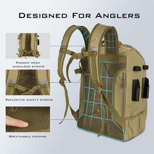 Sac isotherme imperméable en bâche isolante, échantillon gratuit, pour le camping, la plage, la randonnée, la pêche, sac à dos - Product Image 5