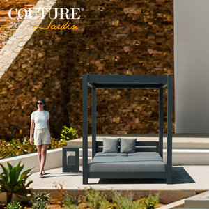 Muebles de aluminio de alta costura para jardín, sillas de salón de natación ajustables para playa, dosel para sombra de <span class=keywords><strong>Poo</strong></span> - Product Image 5