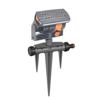 Arroseur oscillant intelligent à 16 trous pour pelouse avec pointe en plastique