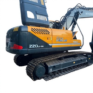 High Quality Cheap Price Original Hyundai 220LC-9s Cummins Engine 21.9 Ton Hydraulic Crawler Used Excavator 2023 Model Kawasaki - Product Image 1