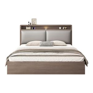 Cost Effective Eco-Friendly Custom Made <b>Single</b>/Double Solid Wood <b>Bed</b> Modern Small Apartment Hotel Bedroom Commercial Use Love - Product Image 2