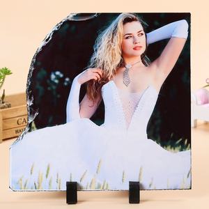 SH-08 200*200mm Usine Vente Sublimation Blancs Rock <span class=keywords><strong>Photo</strong></span> Sublimation Rock Slate <span class=keywords><strong>Photo</strong></span> - Product Image 2